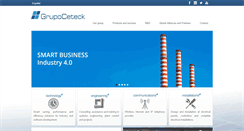 Desktop Screenshot of grupoceteck.com